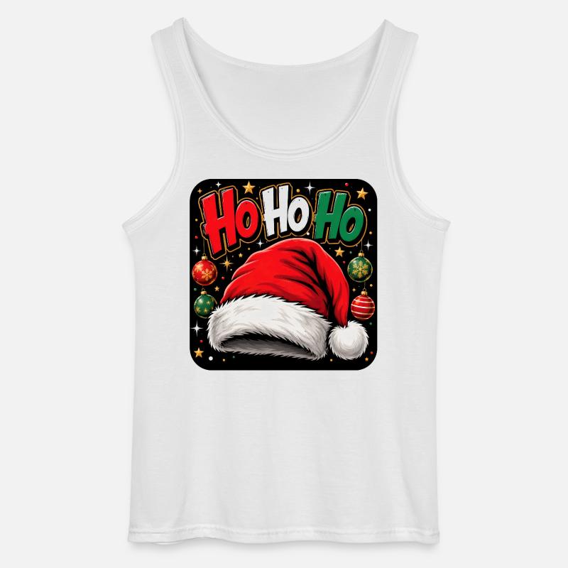 HoHoHo Santa Style - Gildan Männer Tank Top - Weiß