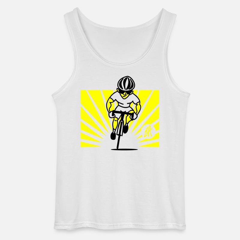 Radfahrer - Gildan Männer Tank Top - Weiß