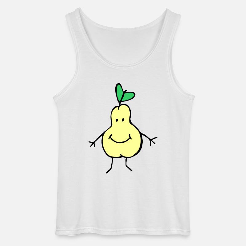 Eine lächelnde Birne - Gildan Männer Tank Top - Weiß