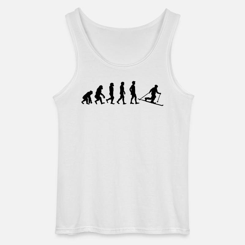 Evolution Telemark - Gildan Männer Tank Top - Weiß
