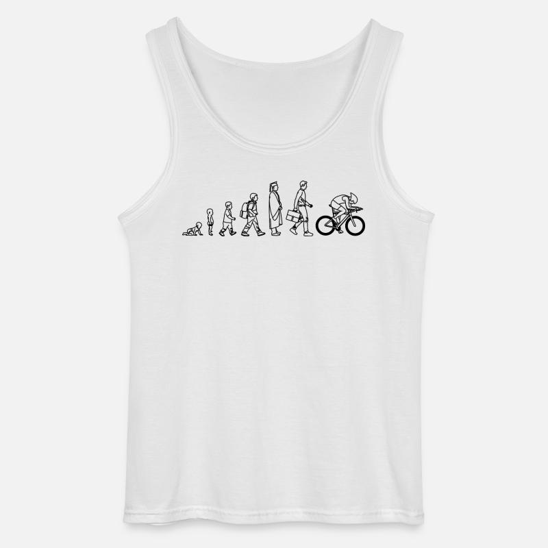 Entwicklung eines Radfahrers - Gildan Männer Tank Top - Weiß