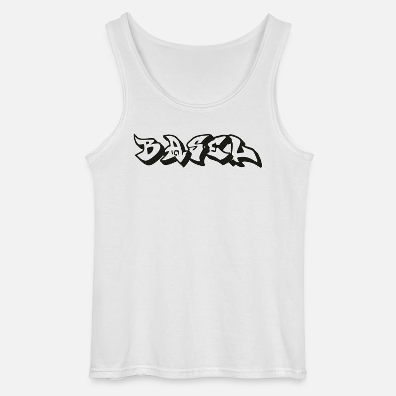 Basel - Gildan Männer Tank Top - Weiß