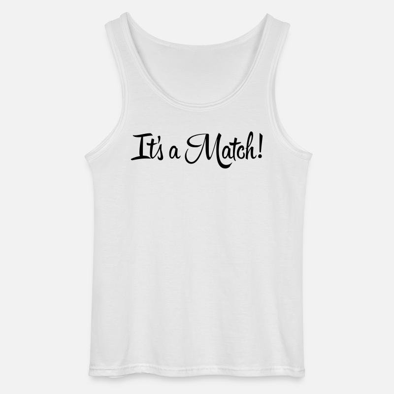 Es ist ein Match! - Gildan Männer Tank Top - Weiß