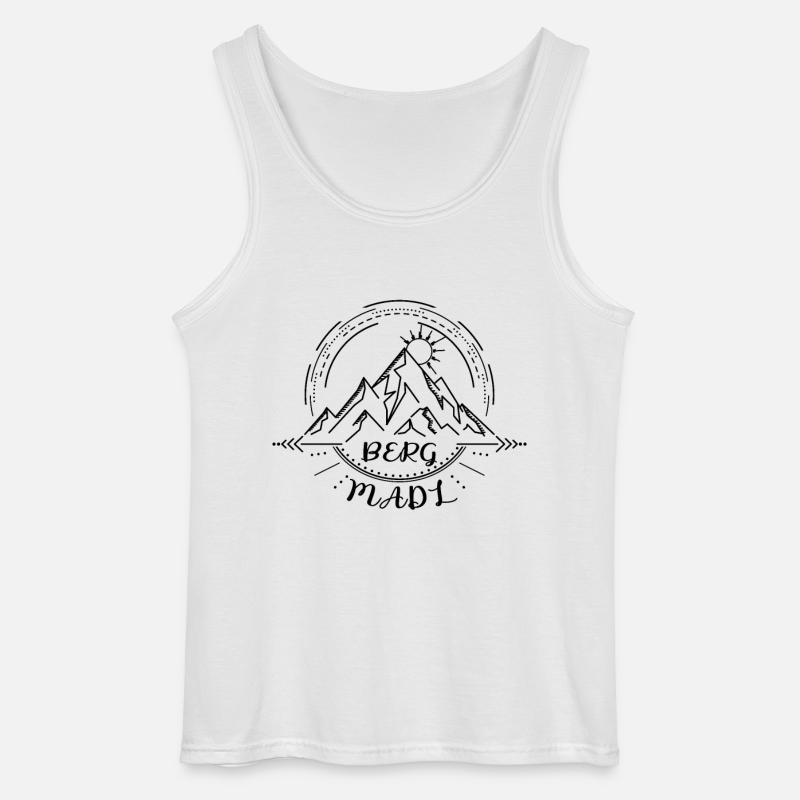 Berg Madl - Gildan Männer Tank Top - Weiß