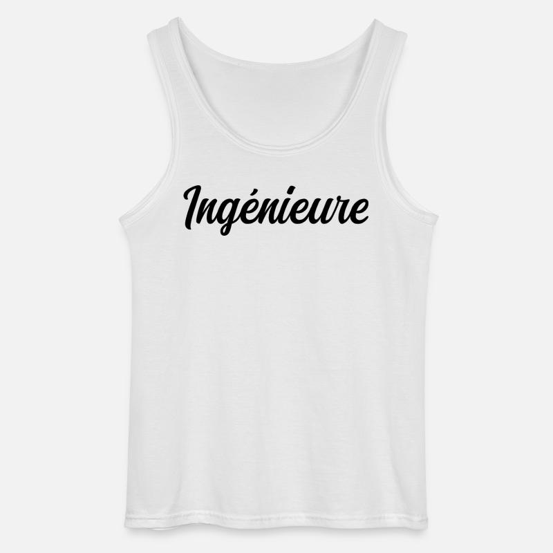 Technical Design Engineer Science Project - Gildan Men’s Tank Top - white