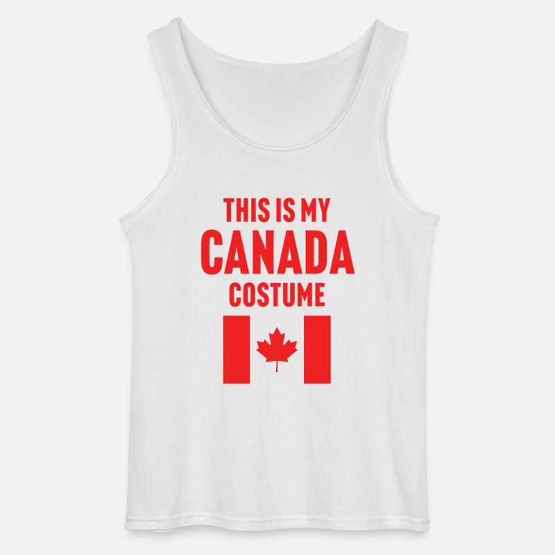 This my Canada costume - Gildan Men’s Tank Top - white
