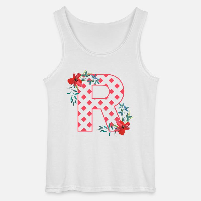 mohnblumen r - Gildan Männer Tank Top - Weiß