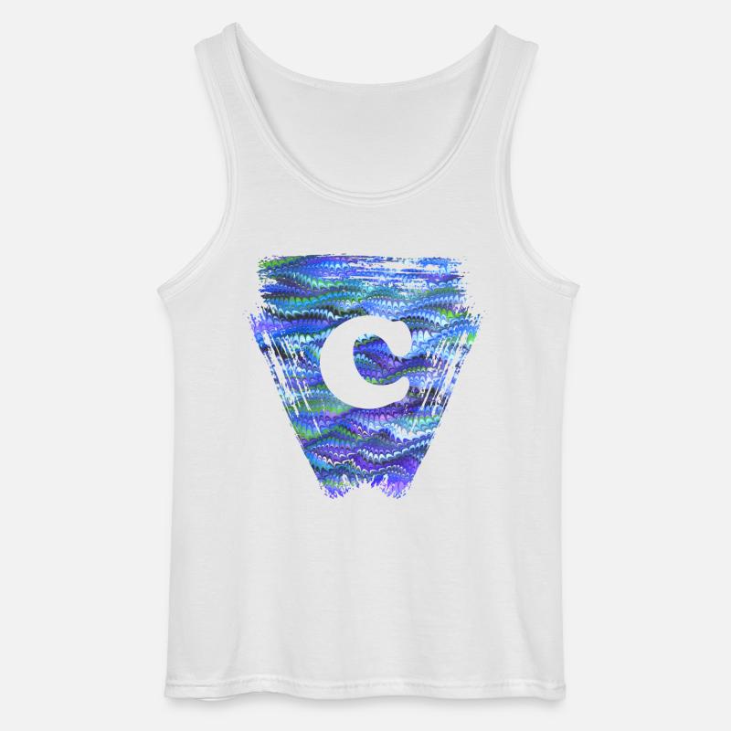 Triangle E 103 C - Gildan Men’s Tank Top - white
