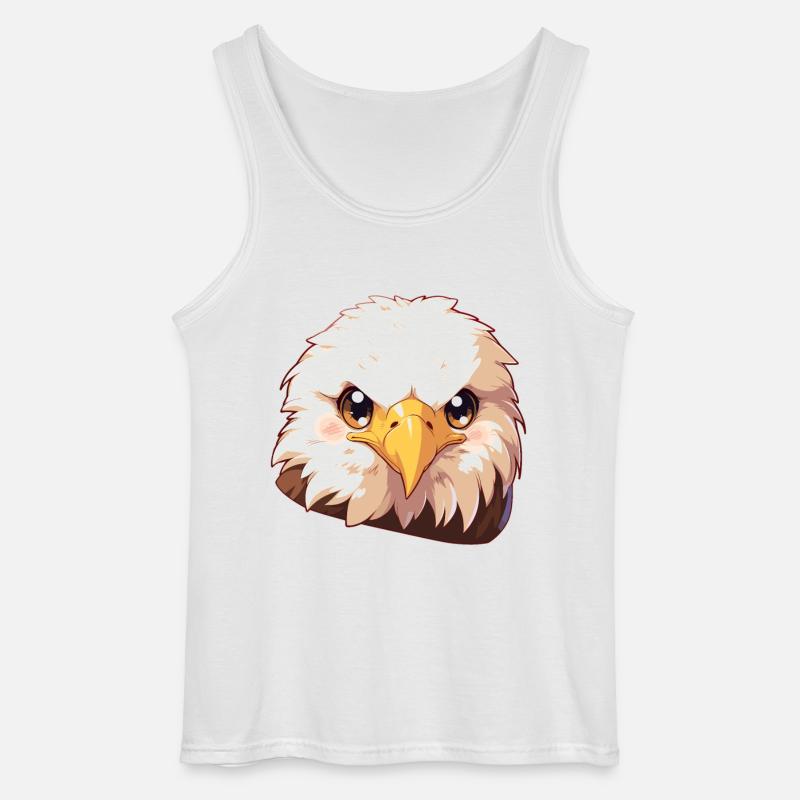 Bald Eagle Weißkopfseeadler - Gildan Männer Tank Top - Weiß