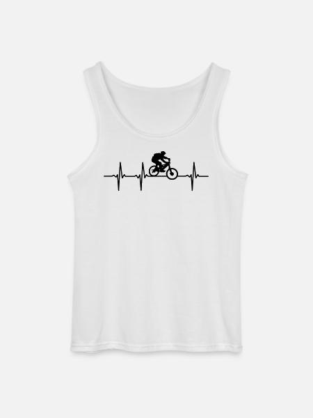 Biker pulse T-Shirts - Gildan Men’s Tank Top - white