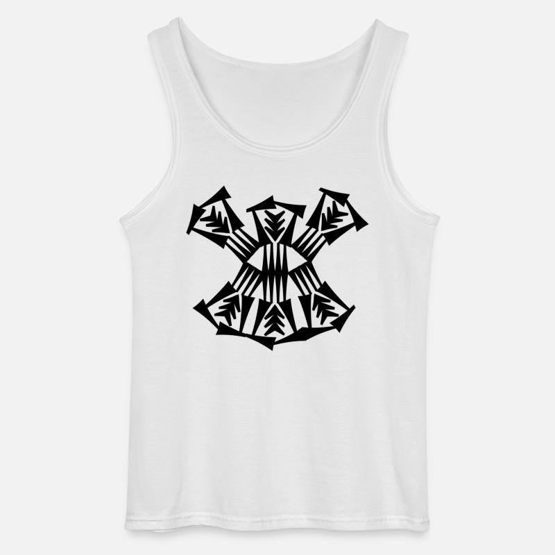 Neue Mode - Gildan Männer Tank Top - Weiß