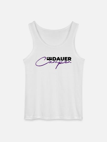 Dauercamper - Gildan Männer Tank Top - Weiß