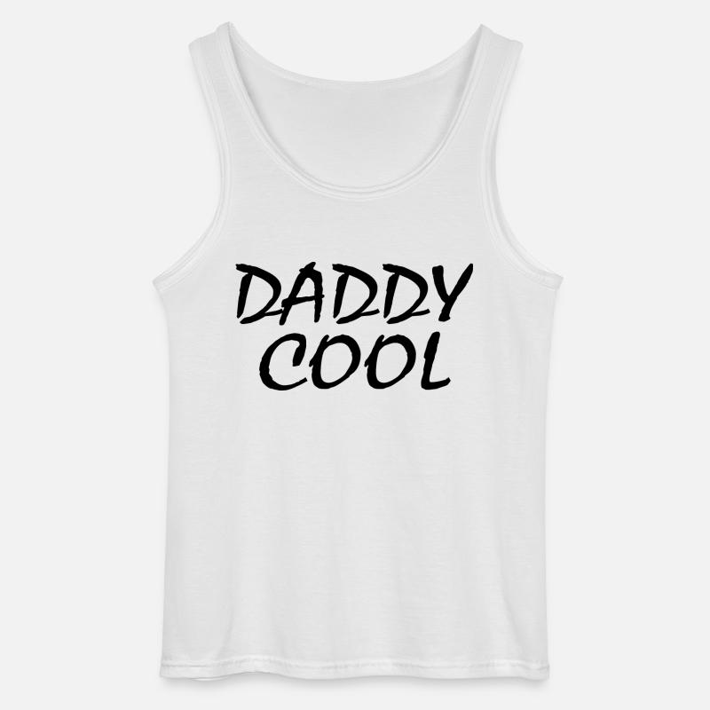 Daddy cool - Gildan Männer Tank Top - Weiß