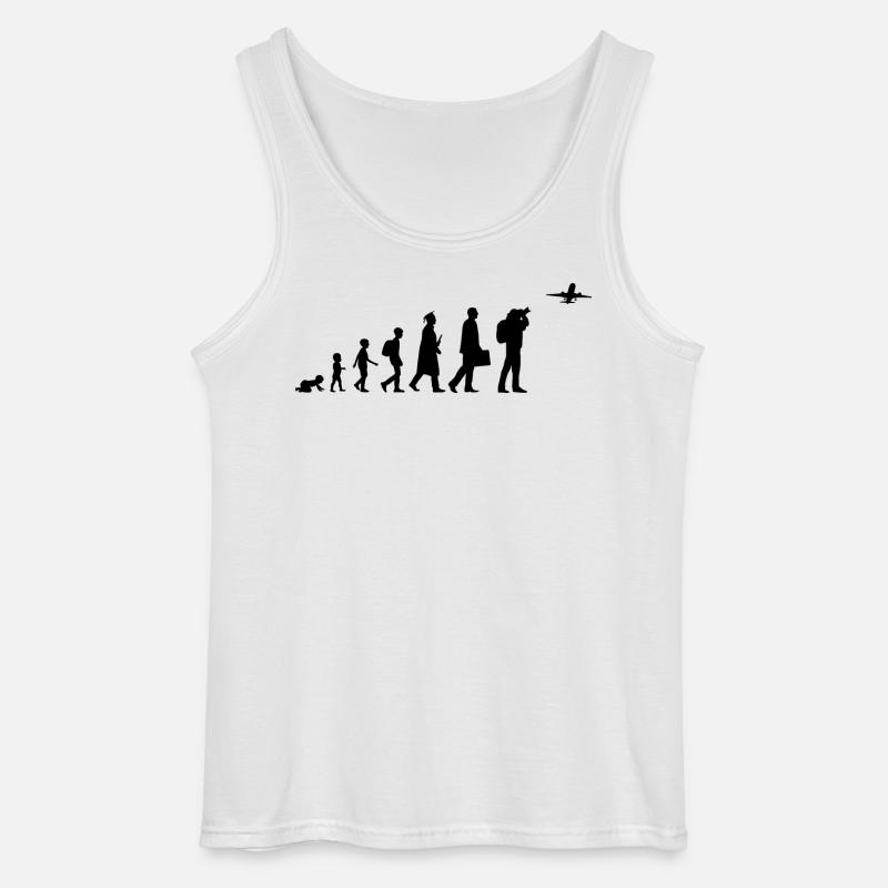 Entwicklung eines Plane Spotters - Gildan Männer Tank Top - Weiß