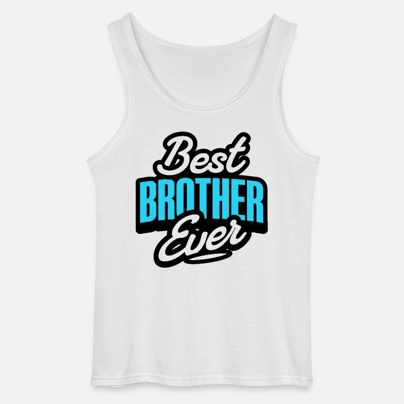 Bester Bruder - Gildan Männer Tank Top - Weiß