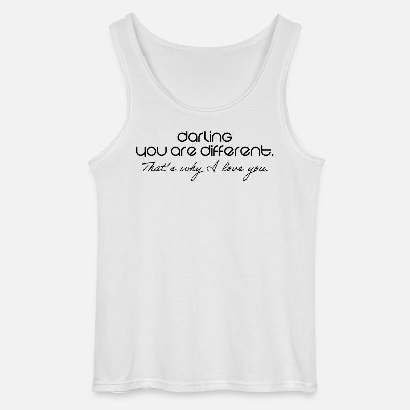 Romantisch - Gildan Männer Tank Top - Weiß