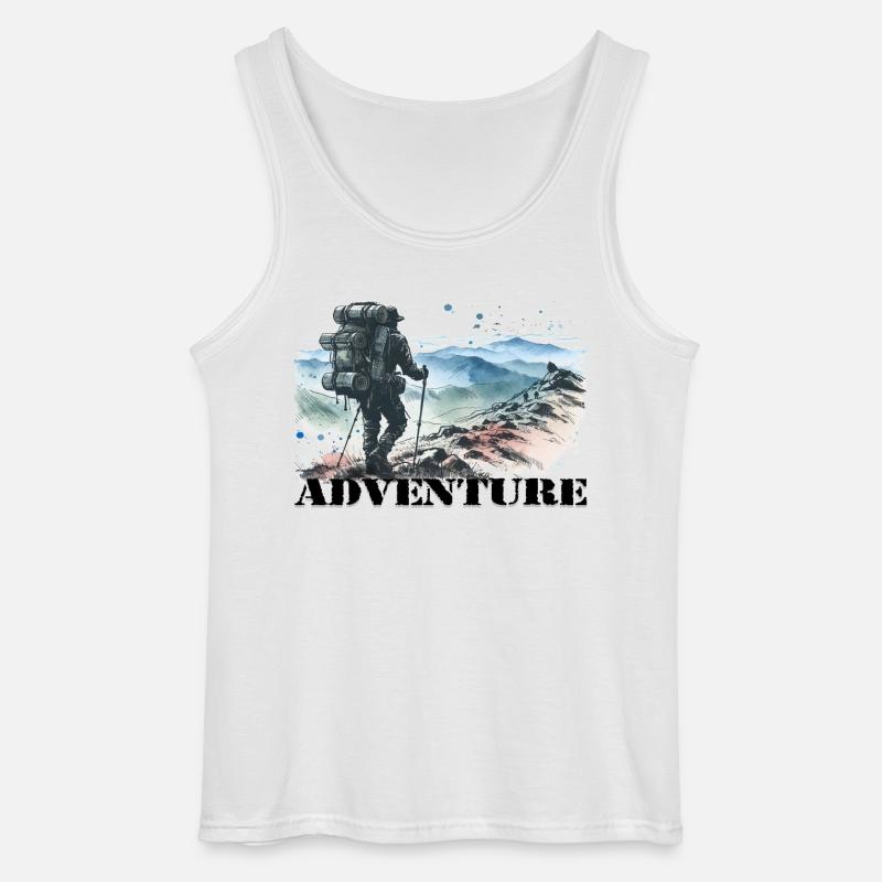 Adventure - Gildan Männer Tank Top - Weiß