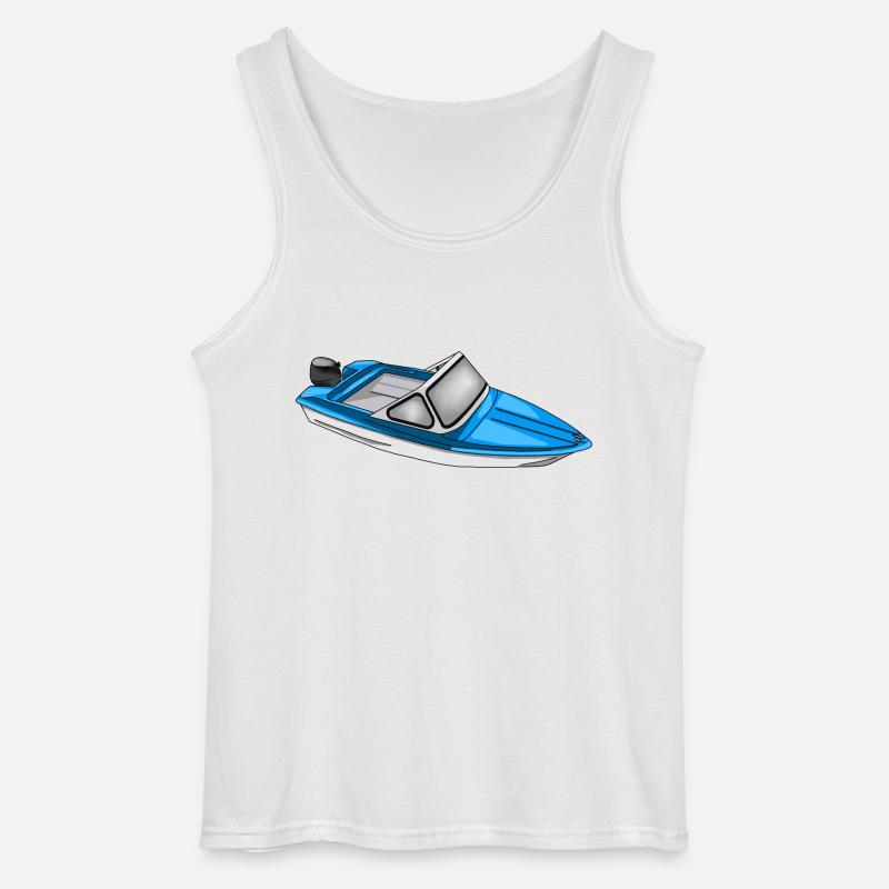Ibis Boot der DDR - Gildan Männer Tank Top - Weiß