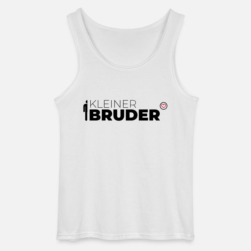Kleiner Bruder - Gildan Männer Tank Top - Weiß