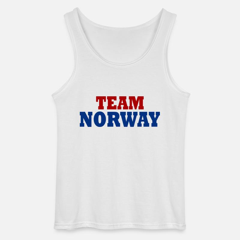 Team norway - Gildan Männer Tank Top - Weiß