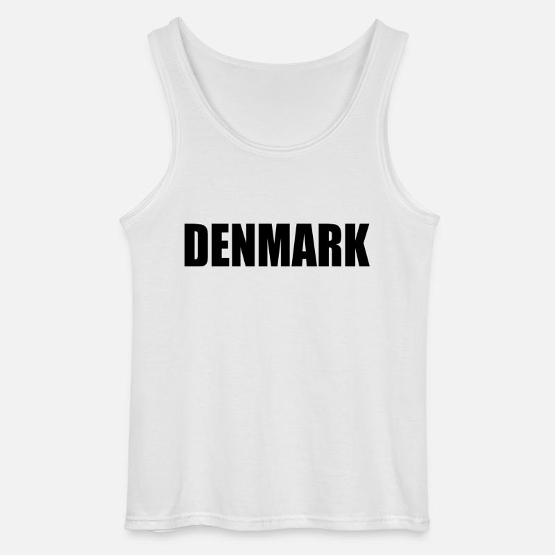 Dänemark - Gildan Männer Tank Top - Weiß