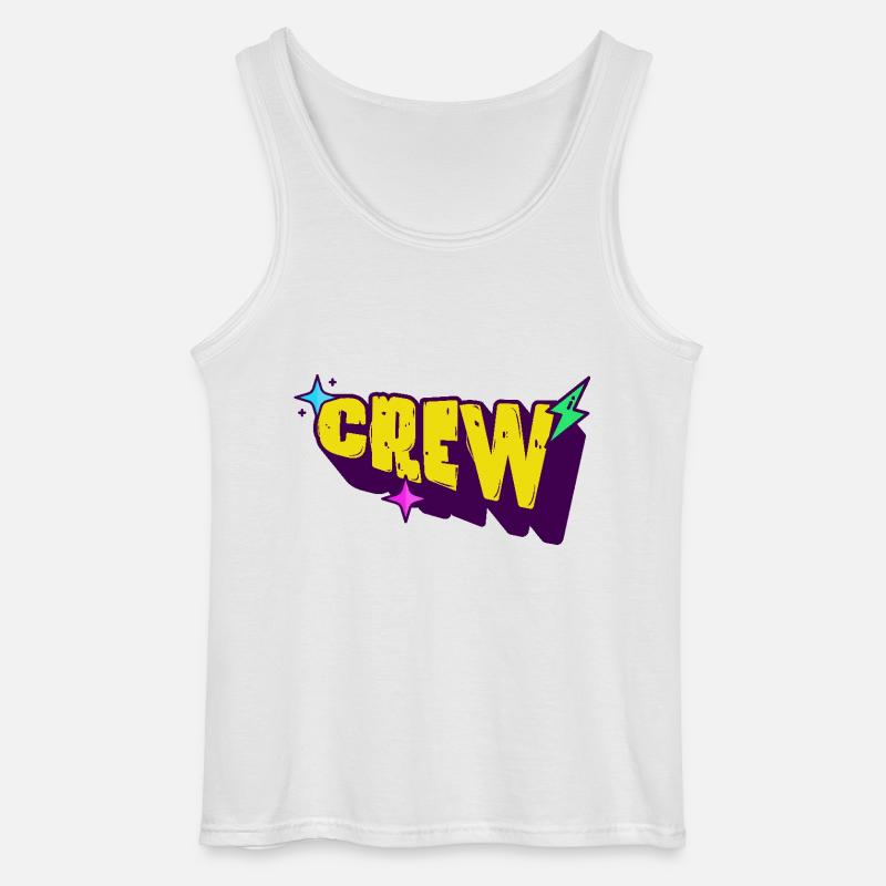 Crew - Gildan Männer Tank Top - Weiß
