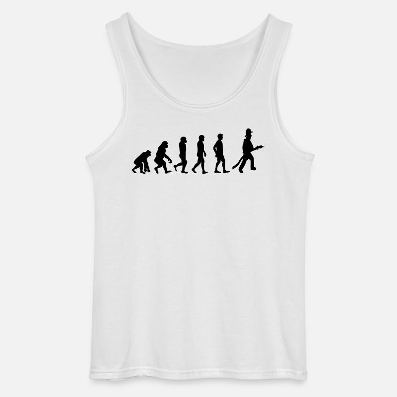 Fire evolution - Gildan Men’s Tank Top - white