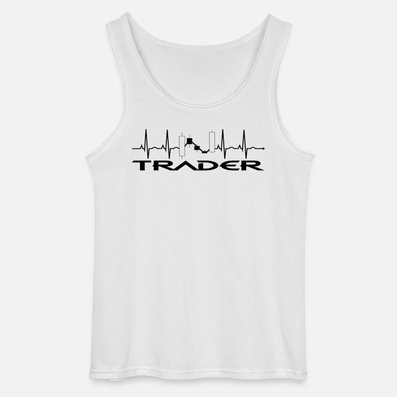 Trader - Gildan Männer Tank Top - Weiß