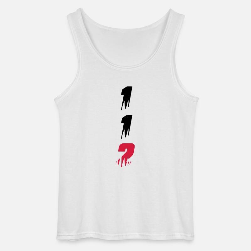 112 - Gildan Männer Tank Top - Weiß