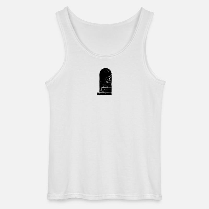 Forward into the future - Gildan Men’s Tank Top - white
