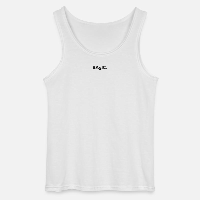 Basic - Gildan Men’s Tank Top - white