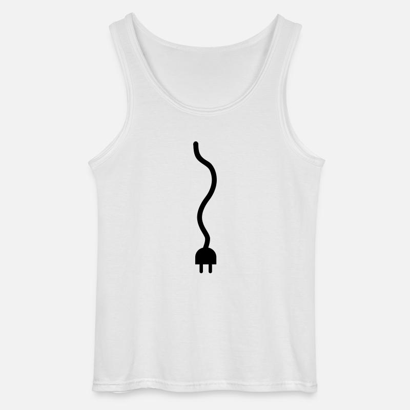 Kabel - Gildan Männer Tank Top - Weiß