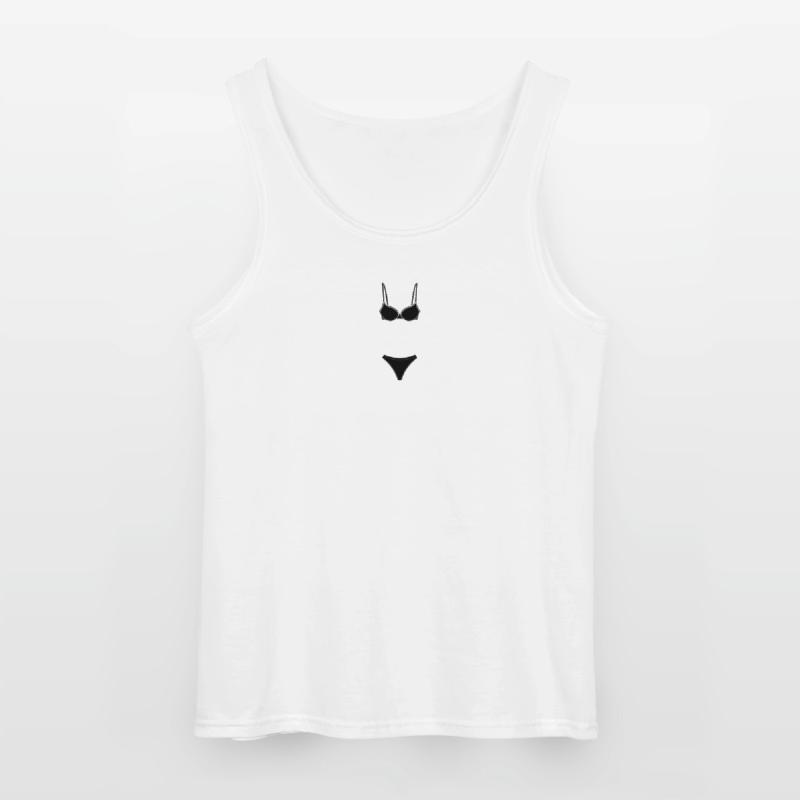 Dessous- oder Bekini-Logo für Geschäft oder Marktstand Gildan Männer Tank Top