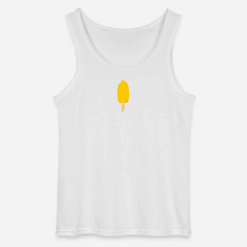 Mango Eis am Stiel - Gildan Männer Tank Top - Weiß