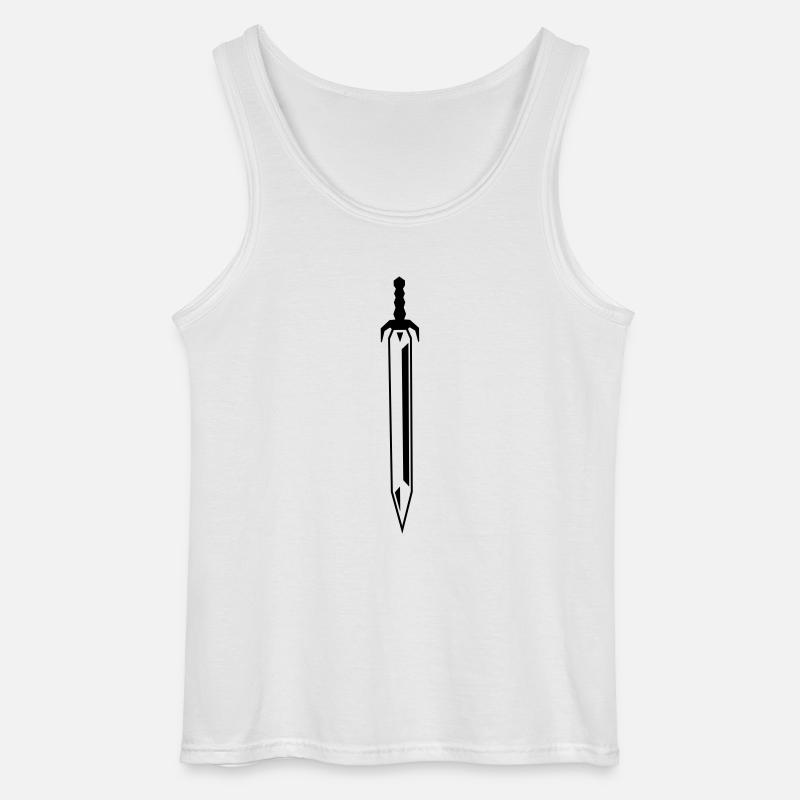 sword - Gildan Männer Tank Top - Weiß