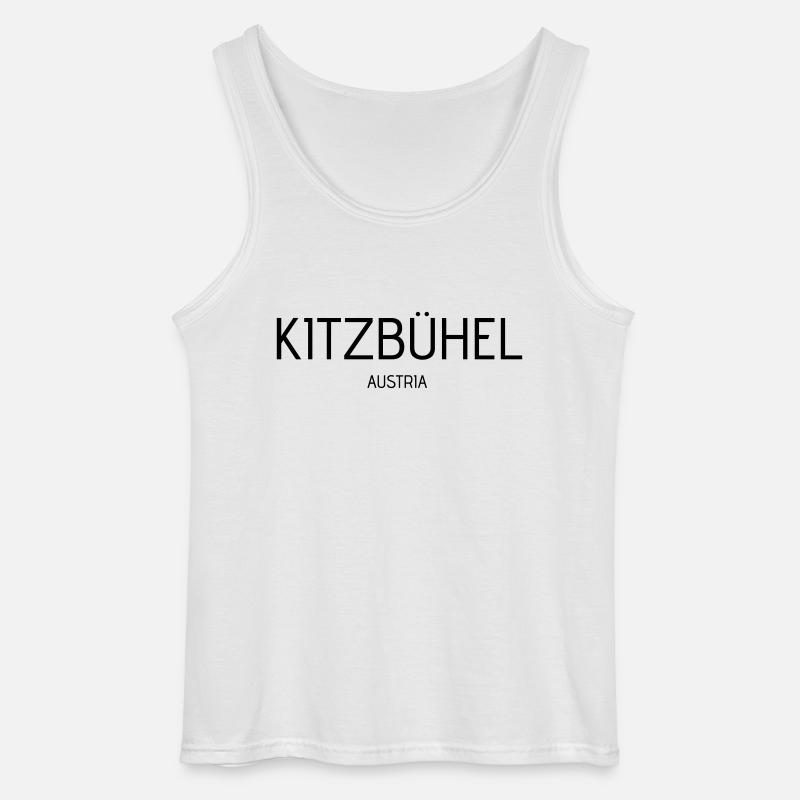kitzbuehel - Gildan Männer Tank Top - Weiß