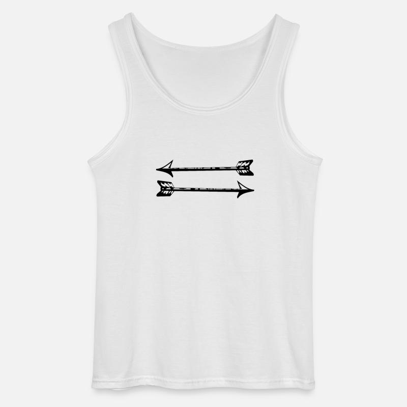 Arrows - Gildan Men’s Tank Top - white