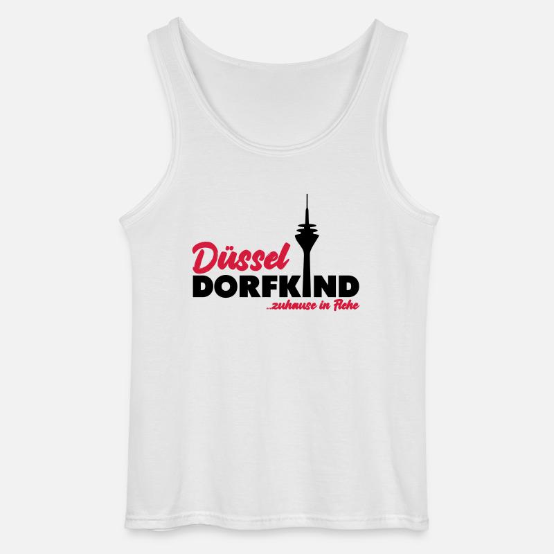 Düsseldorfkind Flehe - Gildan Männer Tank Top - Weiß