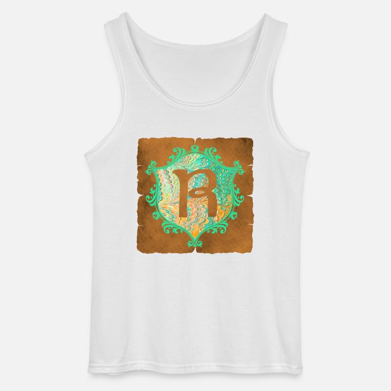 e 36 r - Gildan Männer Tank Top - Weiß