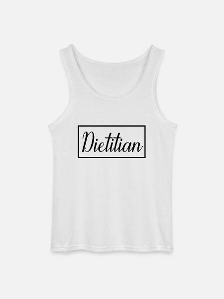 Dietitian Proud Graduated Dietitian Student - Gildan Men’s Tank Top - white