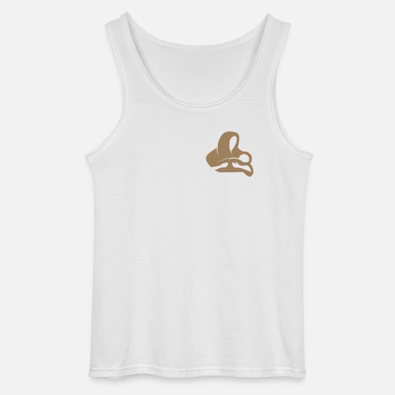 Maria mit Jesuskind | Mutter mit Kind-Emblem - Gildan Männer Tank Top - Weiß