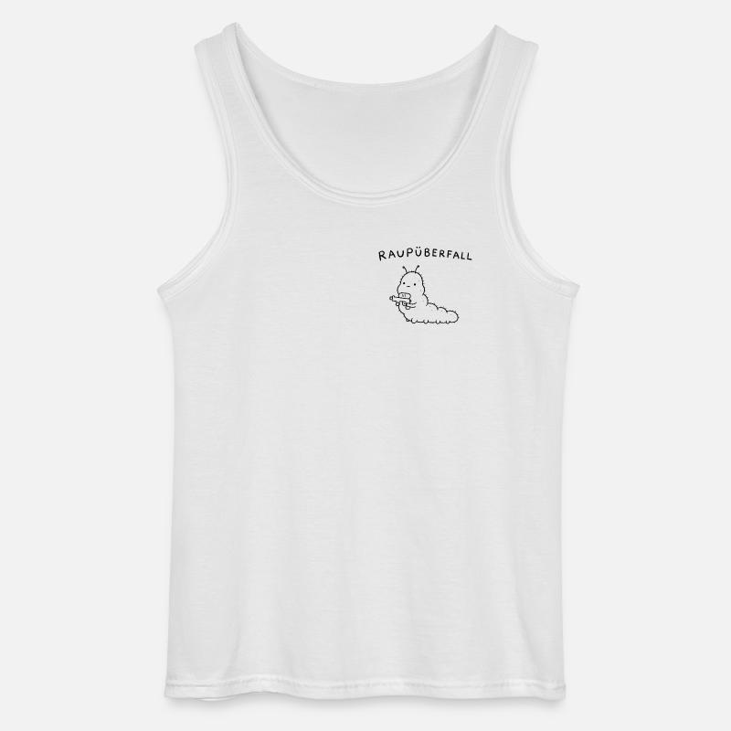 Raupüberfall - Gildan Männer Tank Top - Weiß