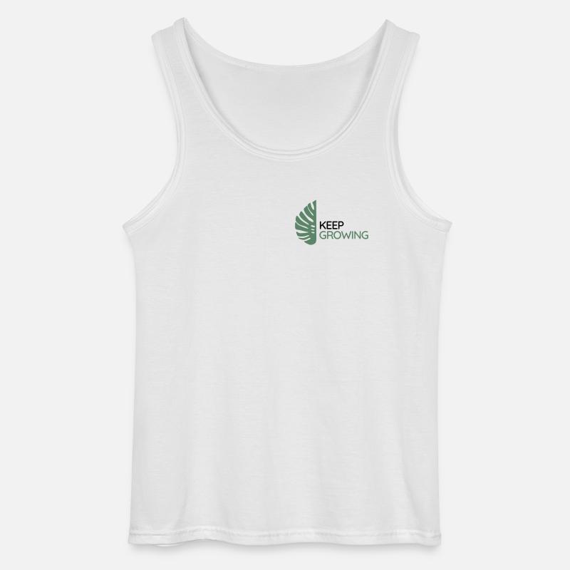 Monstera – Weiter wachsen - Gildan Männer Tank Top - Weiß