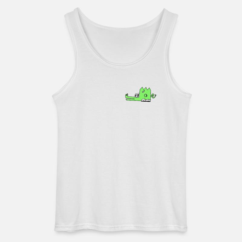 Emberon, der Drache - Gildan Männer Tank Top - Weiß