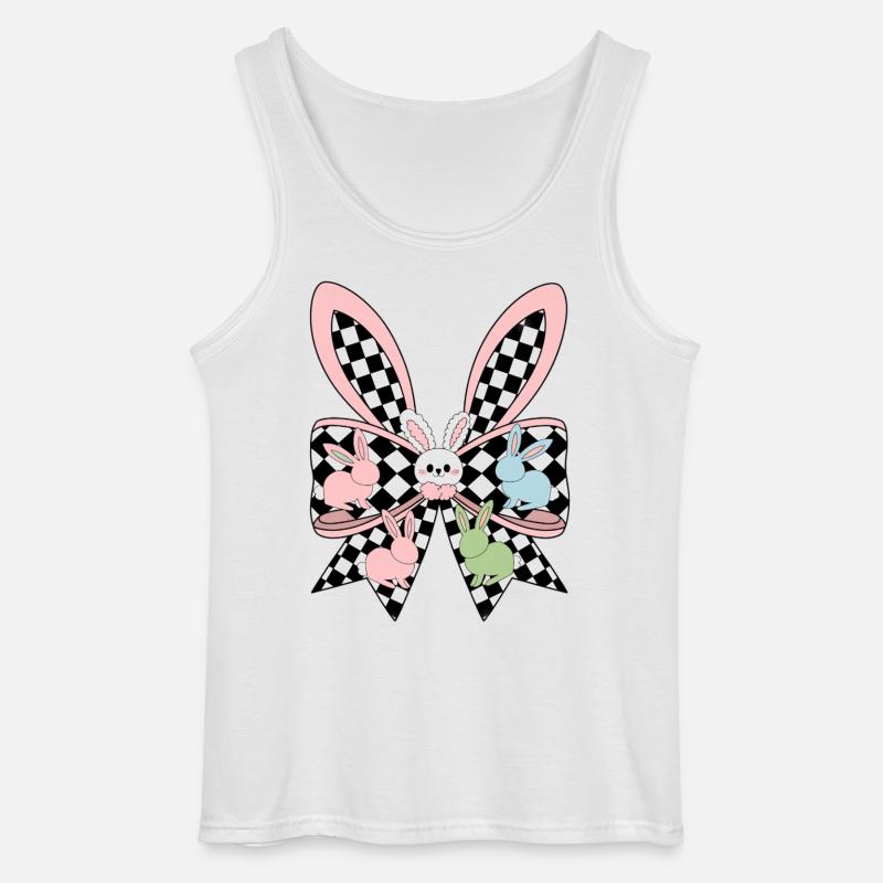 Easter Bunny - Gildan Männer Tank Top - Weiß