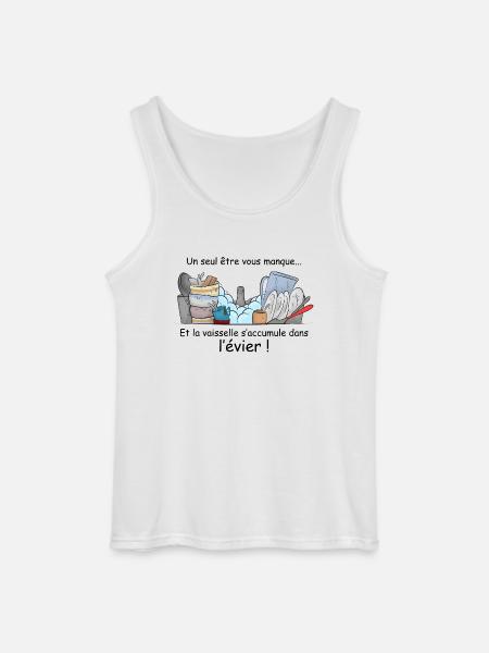 Eine fehlen .... - Gildan Männer Tank Top - Weiß
