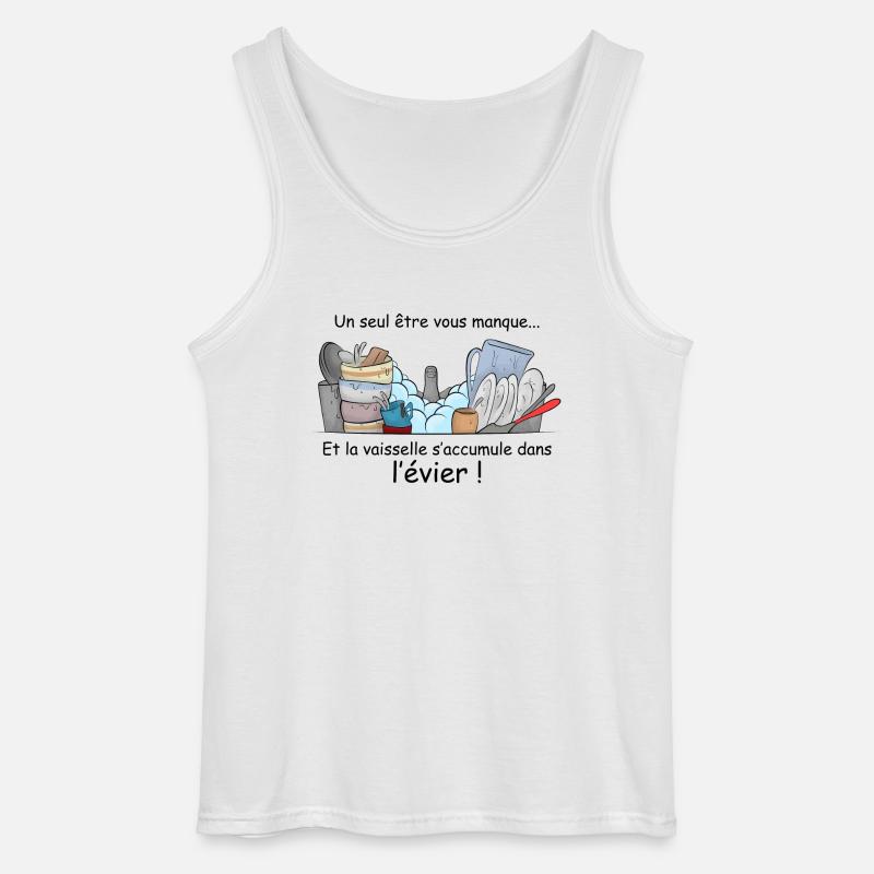 Eine fehlen .... - Gildan Männer Tank Top - Weiß