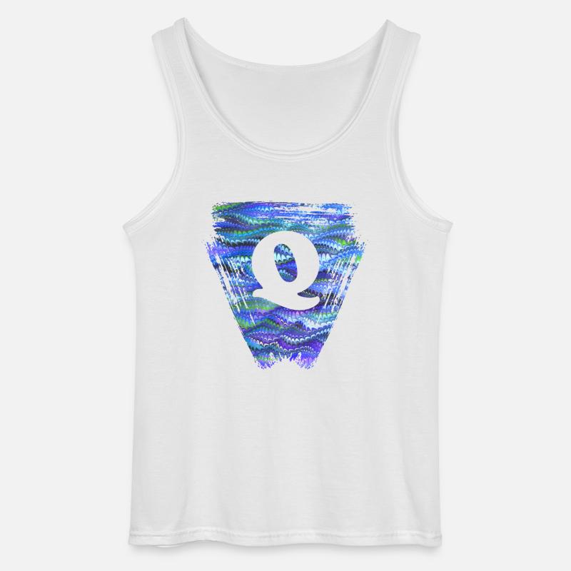 Triangle E 103 Q - Gildan Men’s Tank Top - white
