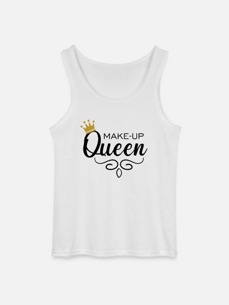 Make-up Queen - Gildan Men’s Tank Top - white