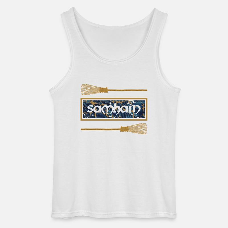samhain e 16 - Gildan Männer Tank Top - Weiß